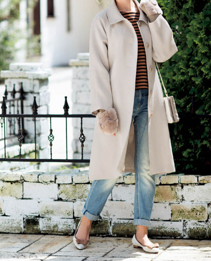 【型紙】ステンカラーコート（LB-0022）