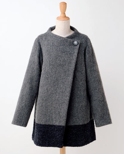 【型紙】Aラインショートコート/裏地付き（LB-0026）