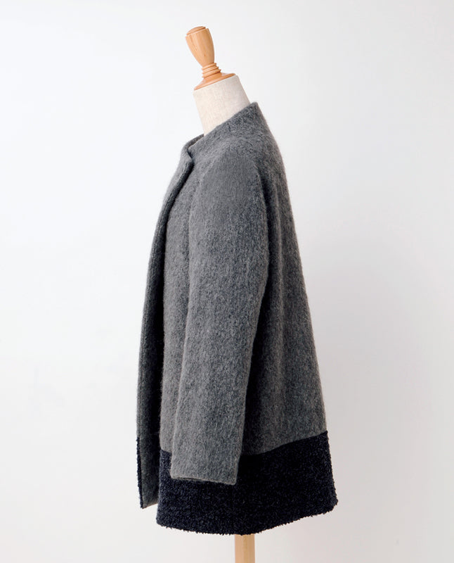 【型紙】Aラインショートコート/裏地付き（LB-0026）