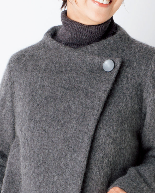 【型紙】Aラインショートコート/裏地付き（LB-0026）