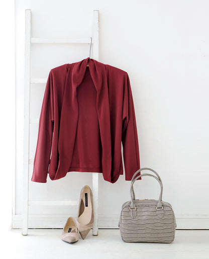 【型紙】ニット地で作るカーディガン（LB-0029）