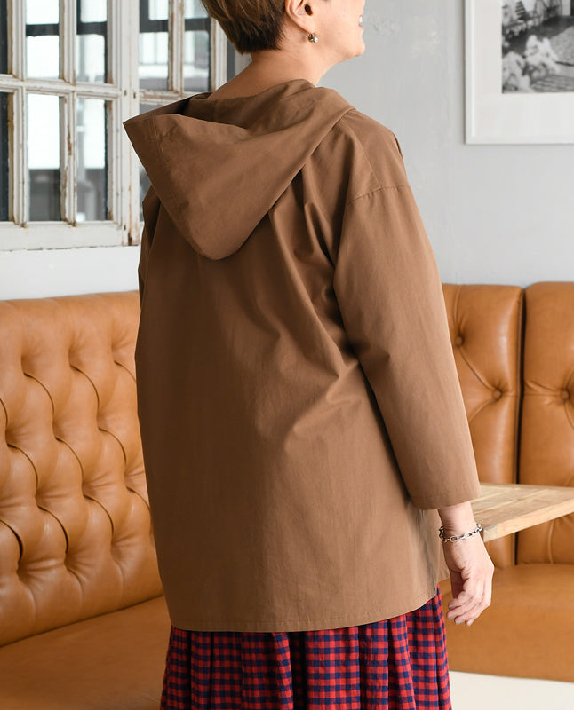 【型紙/レシピなし】ブラウス感覚で着る フードつきプルbyあっこたん/金子敦子 （LBS8726-10/11）