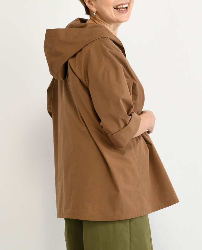 【型紙/レシピなし】ブラウス感覚で着る フードつきプルbyあっこたん/金子敦子 （LBS8726-10/11）