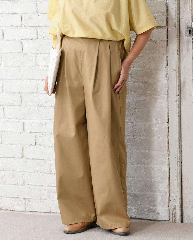 【型紙/レシピなし】おしゃれに体型カバーワイドタックパンツbyあっこたん/金子敦子 （LBS8726-16/17/18/30/32）