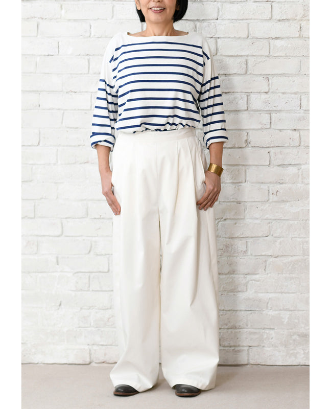 【型紙/レシピなし】おしゃれに体型カバーワイドタックパンツbyあっこたん/金子敦子 （LBS8726-16/17/18/30/32）