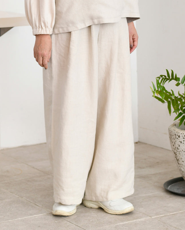 【型紙/レシピなし】おしゃれに体型カバーワイドタックパンツbyあっこたん/金子敦子 （LBS8726-16/17/18/30/32）