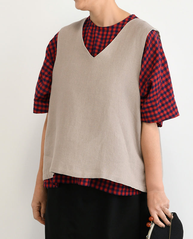 【型紙/レシピなし】リバーシブルベストbyあっこたん/金子敦子 （LBS8726-29）