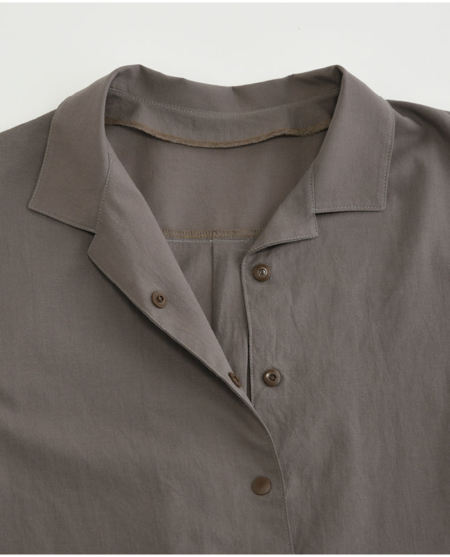 【型紙/レシピなし】ボタンつけなし！オープンカラーシャツbyあっこたん/金子敦子 （LBS8726-5/6/7）