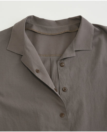 【型紙/レシピなし】ボタンつけなし！オープンカラーシャツbyあっこたん/金子敦子 （LBS8726-5/6/7）