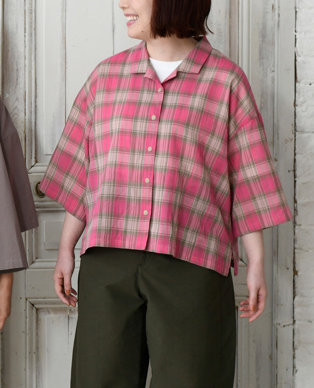 【型紙/レシピなし】ボタンつけなし！オープンカラーシャツbyあっこたん/金子敦子 （LBS8726-5/6/7）