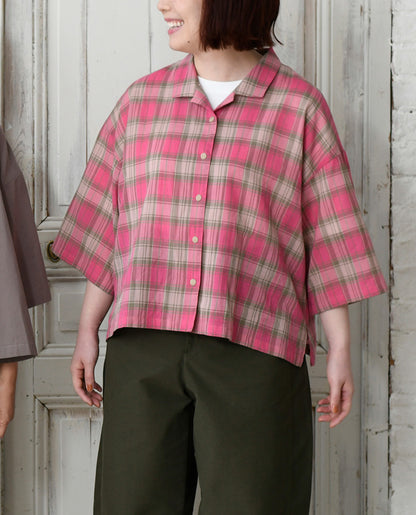 【型紙/レシピなし】ボタンつけなし！オープンカラーシャツbyあっこたん/金子敦子 （LBS8726-5/6/7）