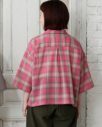 【型紙/レシピなし】ボタンつけなし！オープンカラーシャツbyあっこたん/金子敦子 （LBS8726-5/6/7）