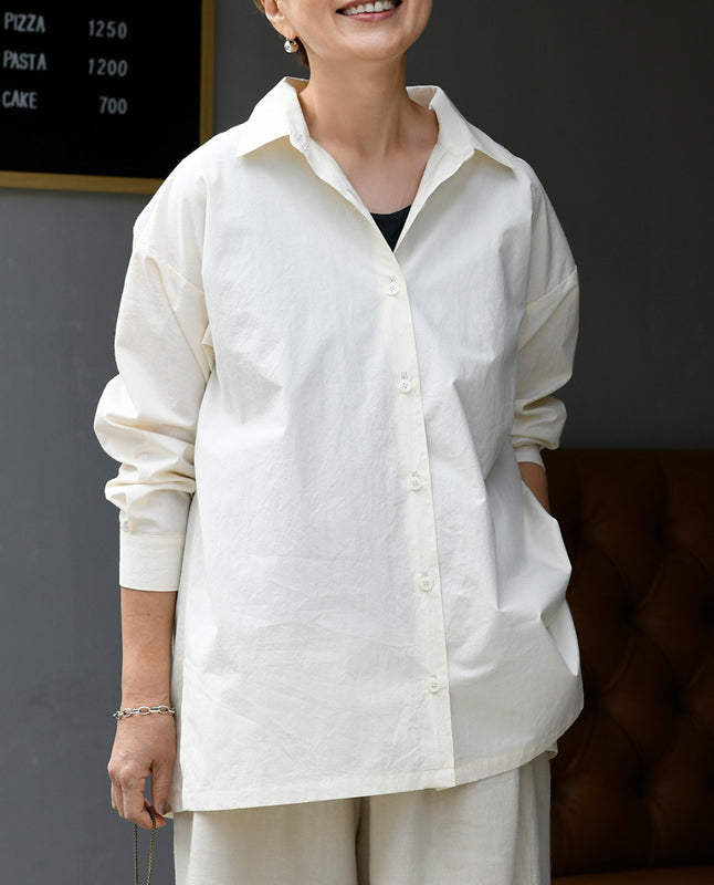 【型紙/レシピなし】一枚あると重宝！シンプルなシャツbyあっこたん/金子敦子 （LBS8726-8/9）