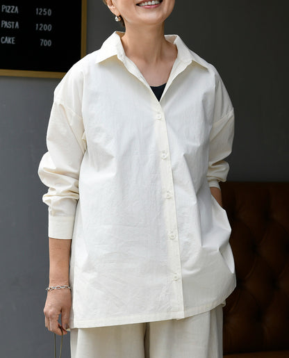 【型紙/レシピなし】一枚あると重宝！シンプルなシャツbyあっこたん/金子敦子 （LBS8726-8/9）