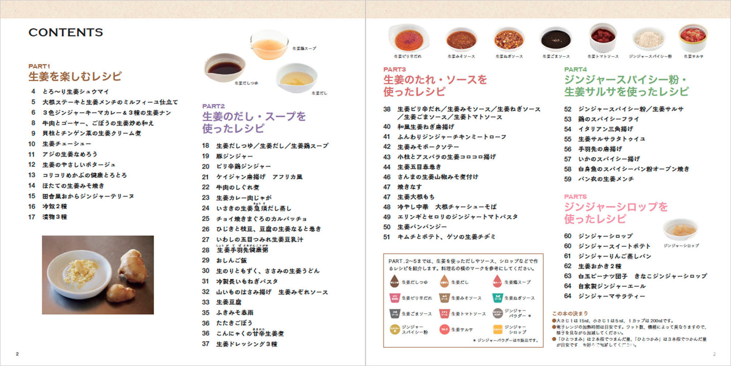 【書籍】生姜のレシピ(M1617)