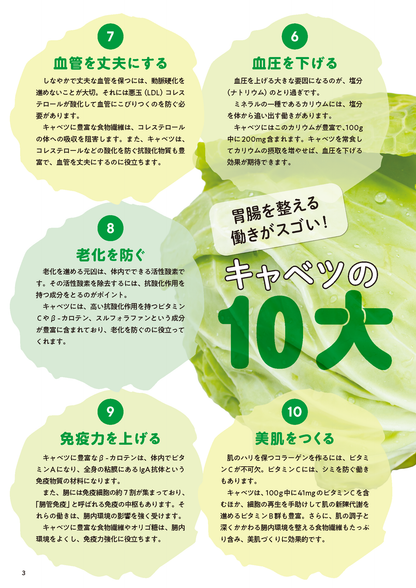 【書籍】血糖値、血圧が下がる！やせる！キャベツ激うまレシピ(M1743)