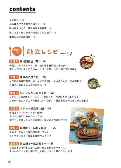 【書籍】はるはるママのスポーツごはん 新装版(M1885)
