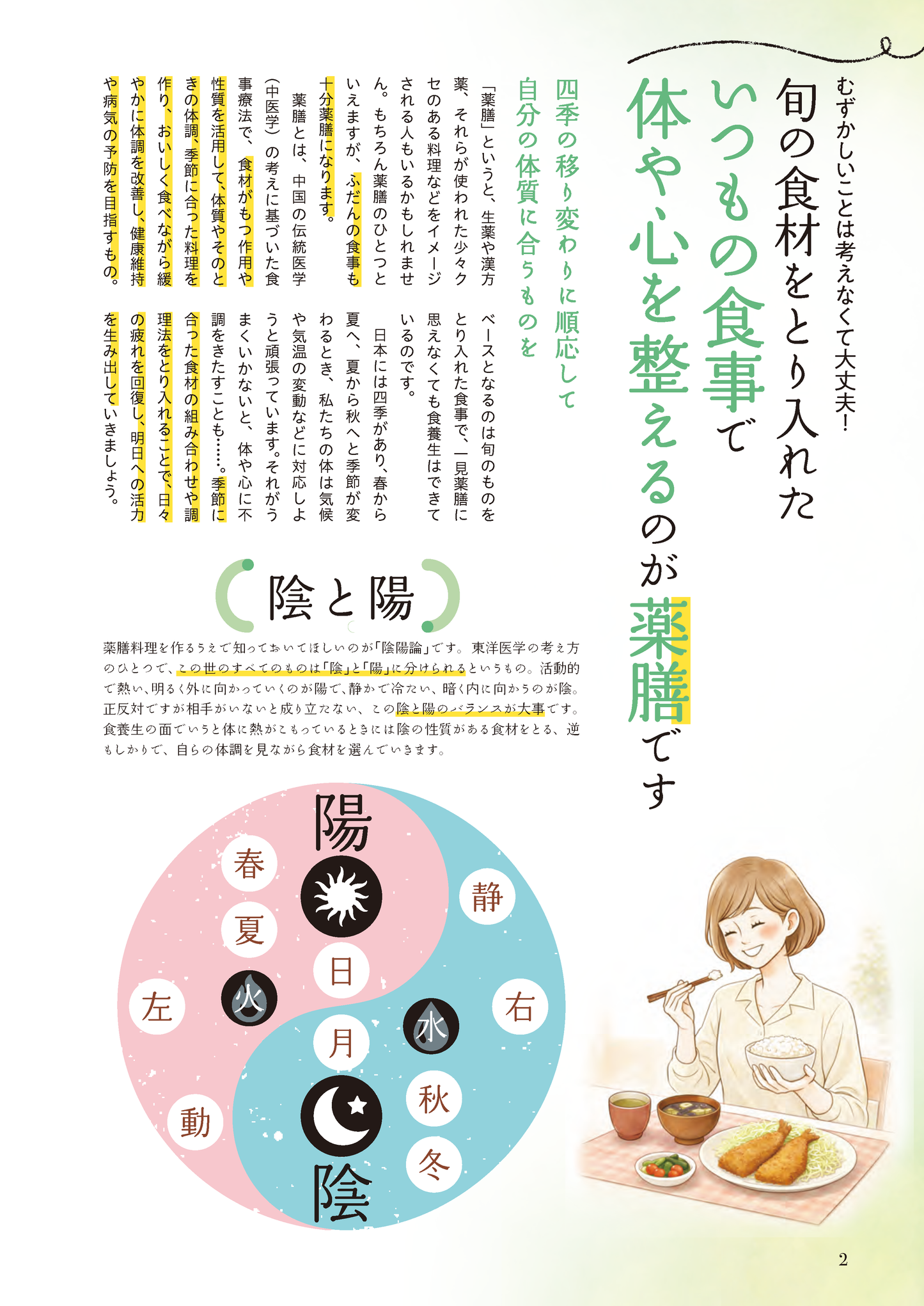 【書籍】今日からできる　二十四節気の薬膳献立(M1945)