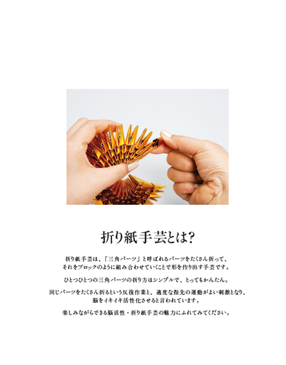 【書籍】脳がイキイキ！折り紙手芸　新装版(M1970)