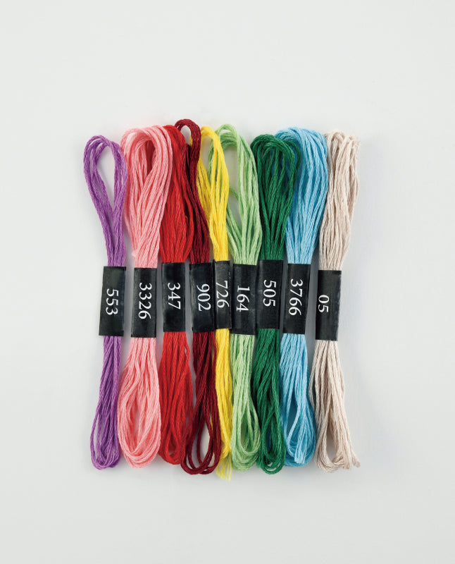 ウサギと花のカロチャ風フレーム》| 糸セット - ブティック社 公式