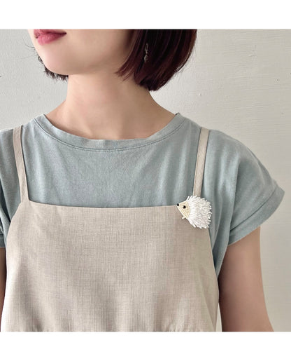 【ビーズキット】ハリネズミのブローチ～ design 下島優子/Yuko Shimojima（kit-0061)