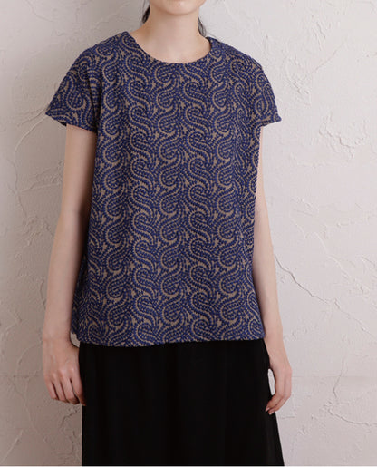 【型紙】フレンチスリーブブラウス designed by Yuko Katayama(KY-0007)