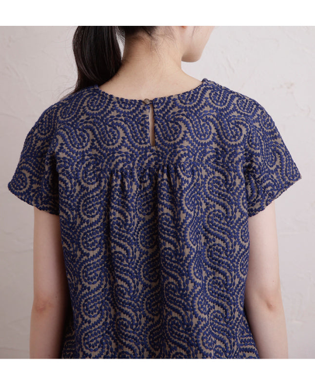 【型紙】フレンチスリーブブラウス designed by Yuko Katayama(KY-0007)