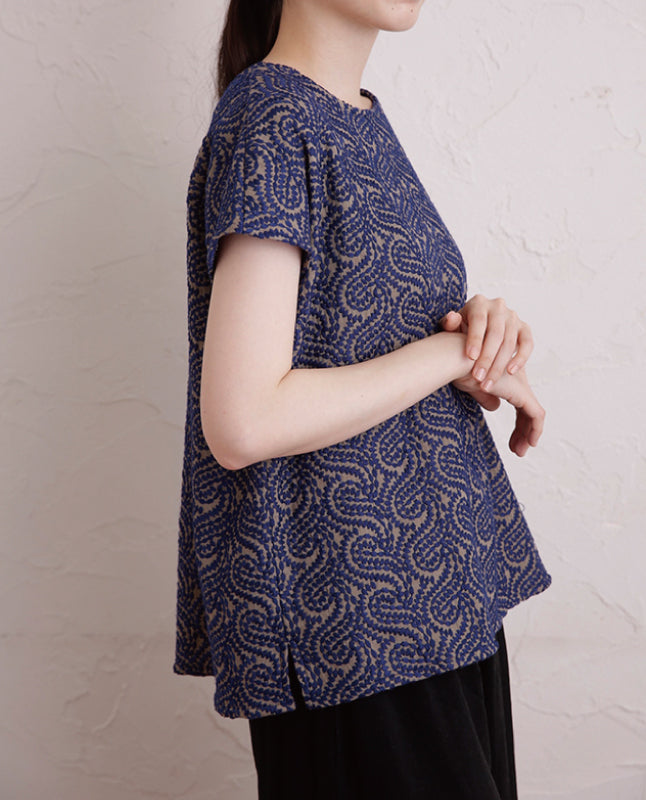 【型紙】フレンチスリーブブラウス designed by Yuko Katayama(KY-0007)