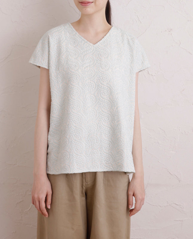 【型紙】フレンチスリーブブラウス designed by Yuko Katayama(KY-0007)