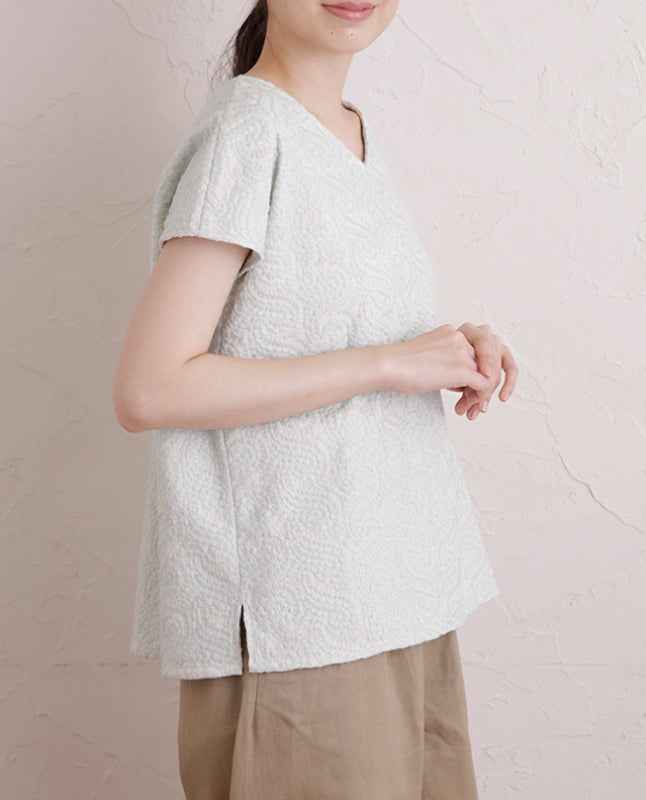 【型紙】フレンチスリーブブラウス designed by Yuko Katayama(KY-0007)