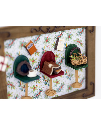 【材料キット】《椅子のある風景》３シーンがまとめて作れる材料キット_「みんなの紙バンド雑貨vol.15」掲載(レシピなし)（kit-0069)