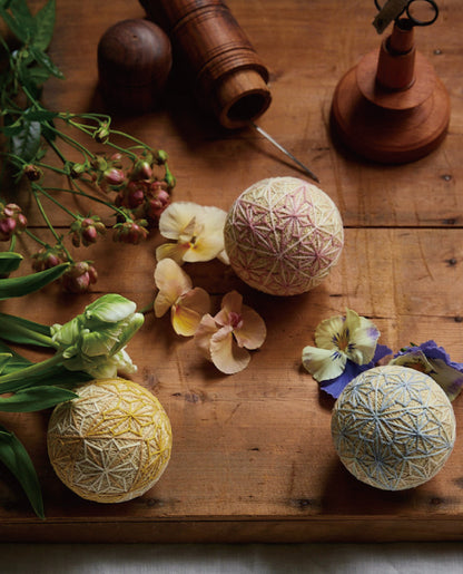 【材料キット】《NONA 麻の葉手まり 》※コットンフレンド 春号(2022年）掲載(kit-0073)