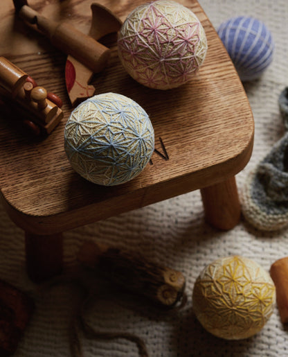 【材料キット】《NONA 麻の葉手まり 》※コットンフレンド 春号(2022年）掲載(kit-0073)