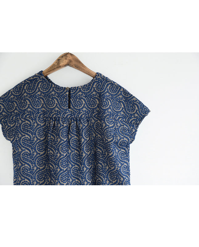 【型紙】フレンチスリーブブラウス designed by Yuko Katayama(KY-0007)