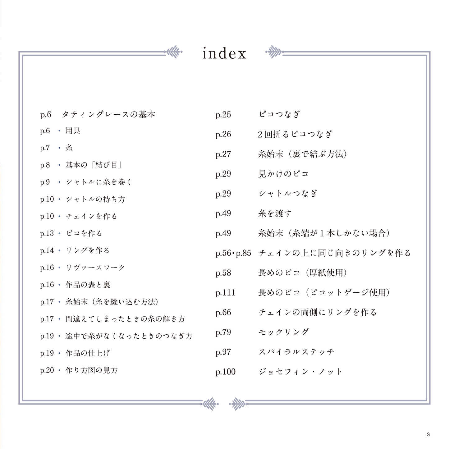 【書籍】タティングレース手習い帖(S8160)
