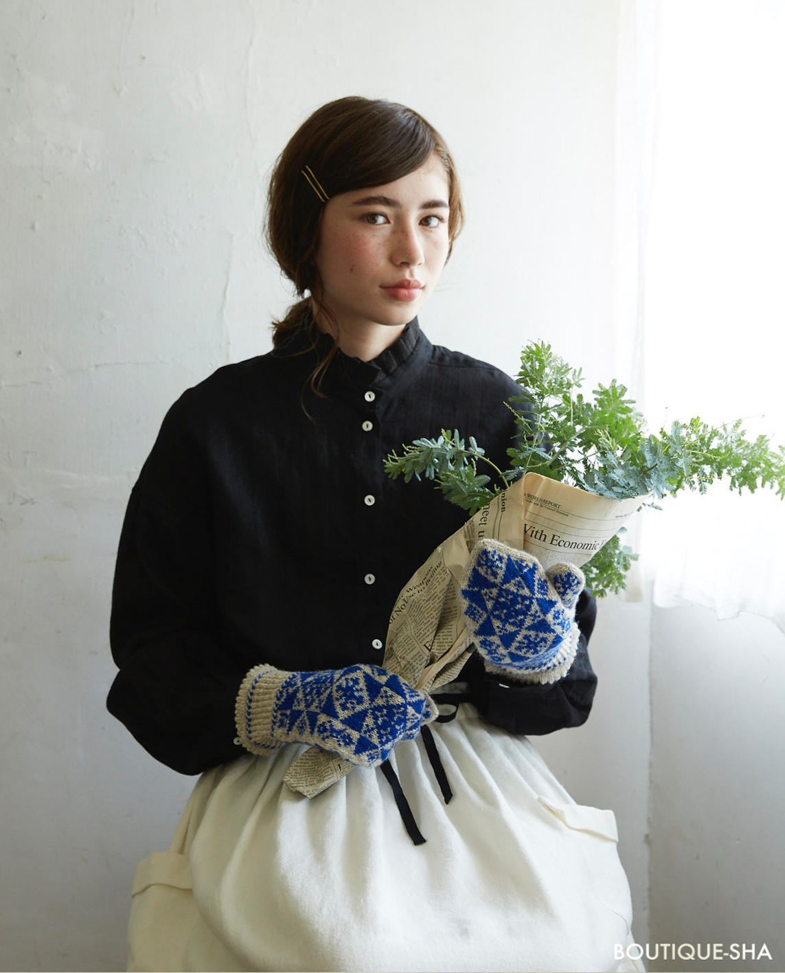 【書籍】ミトン屋さんの手編みのミトンとこもの(S8189)