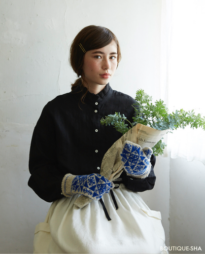 【書籍】ミトン屋さんの手編みのミトンとこもの(S8189)