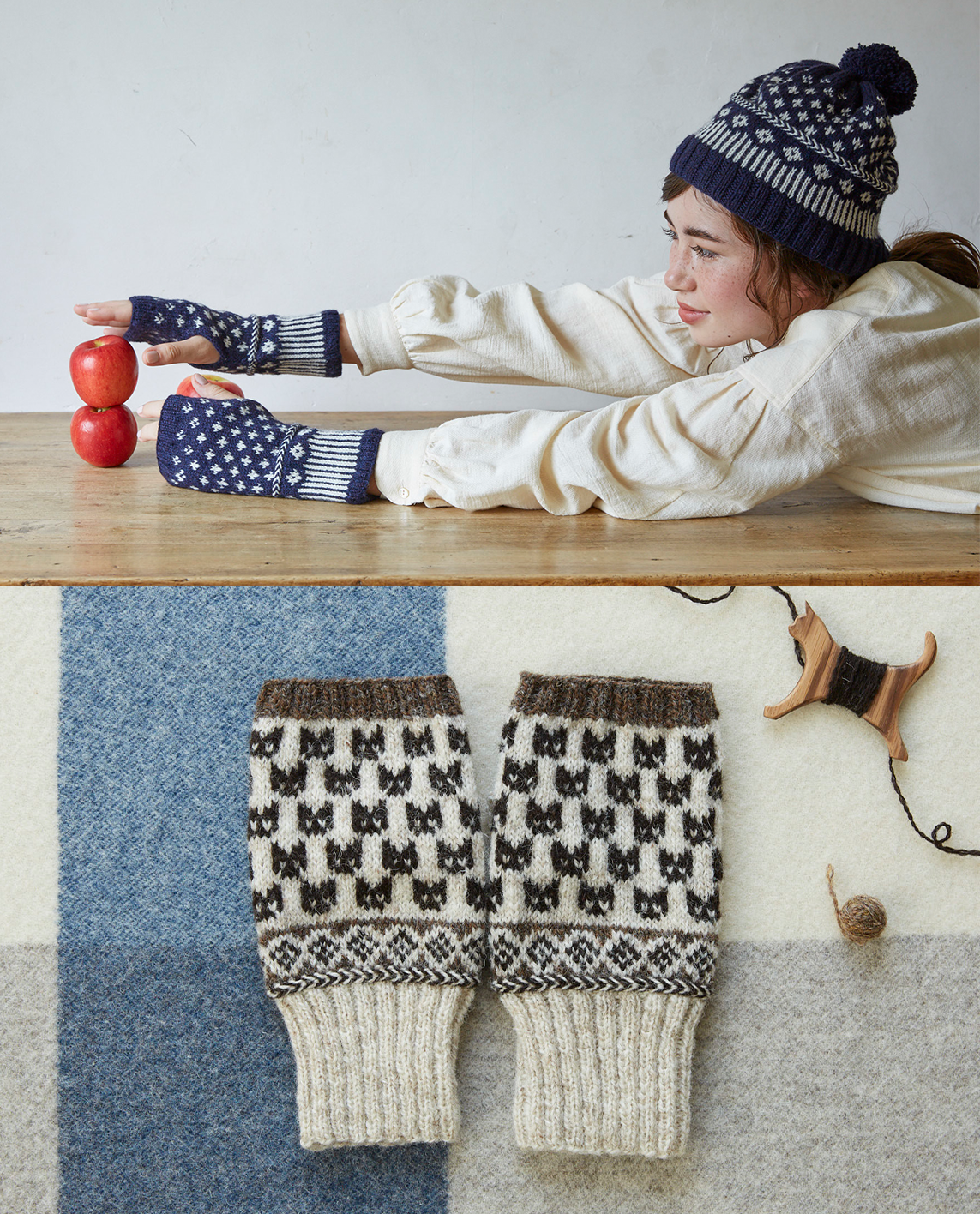 【書籍】ミトン屋さんの手編みのミトンとこもの(S8189)