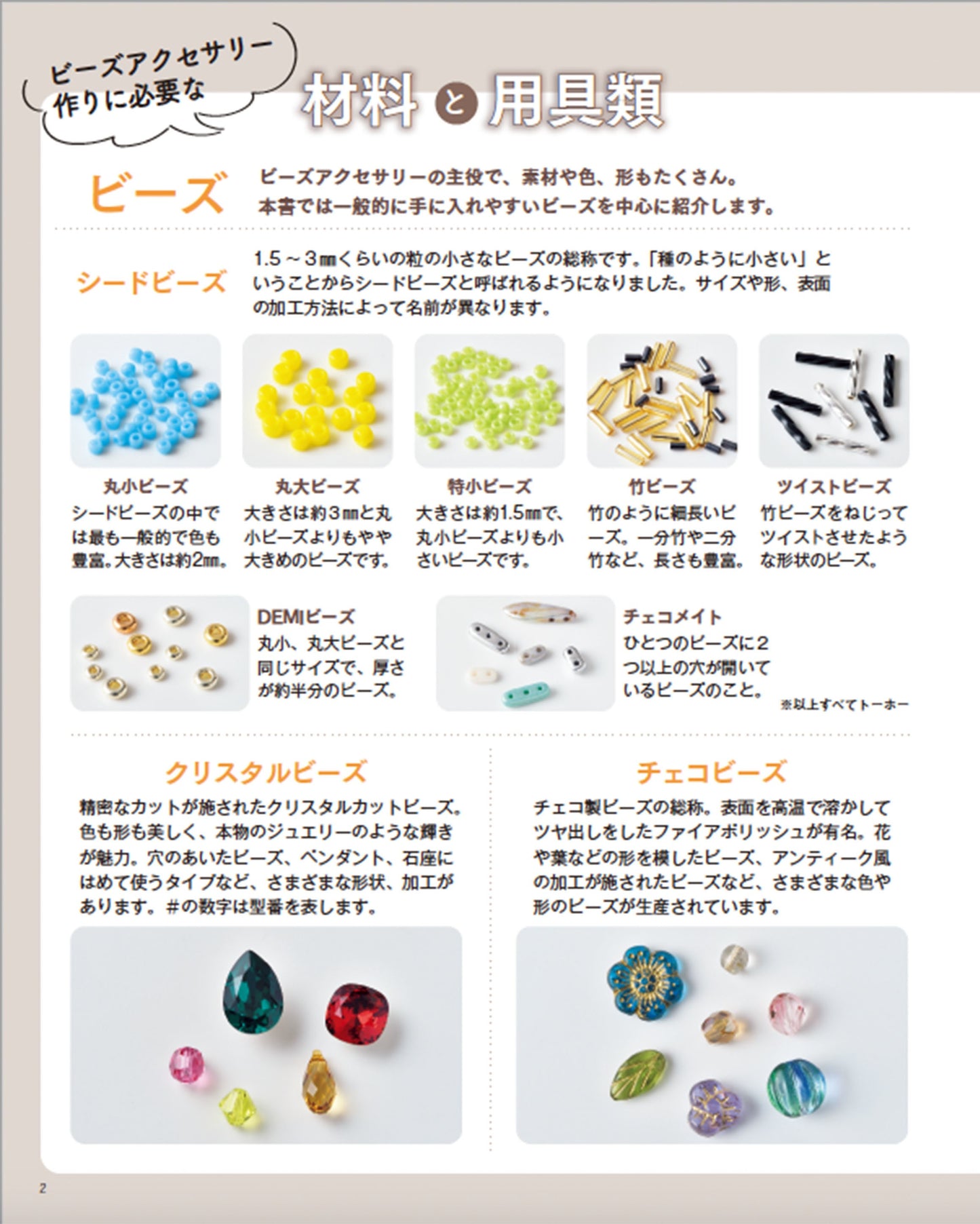 【書籍】いちばんていねいな ビーズ教室(S8428)