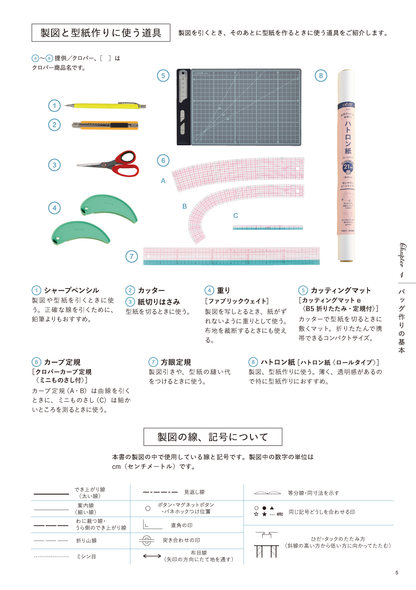 【書籍】自分の好きな形に作れるバッグの本(S8669)
