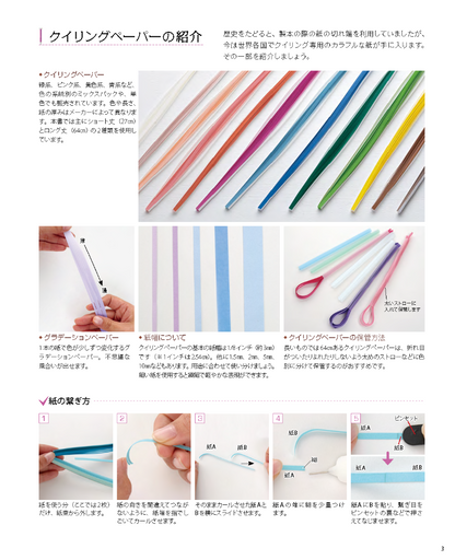 【書籍】改訂版　ペーパークイリングスタートブック(S8719)