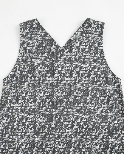 【型紙】フロントボタンのジャンパースカート　（SB-0107）