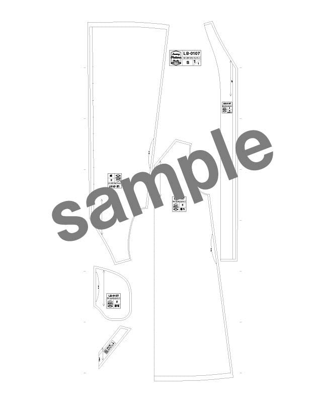 フロントボタンのジャンパースカート（SB-0107） | 型紙 - ブティック