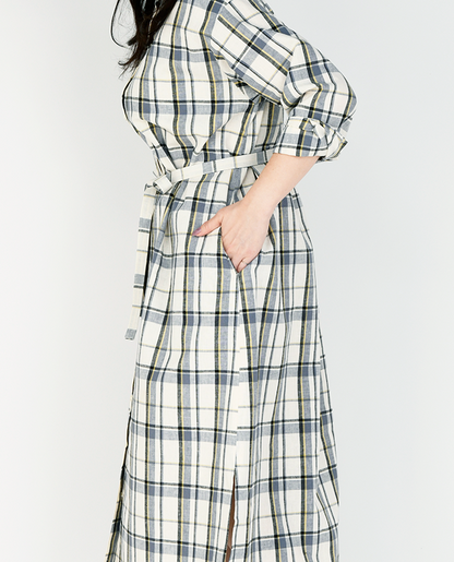 【型紙】スタンドカラーのシャツワンピース　（SB-0109）