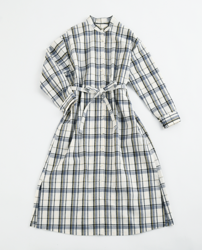 【型紙】スタンドカラーのシャツワンピース　（SB-0109）