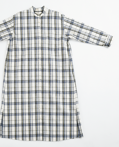 【型紙】スタンドカラーのシャツワンピース　（SB-0109）