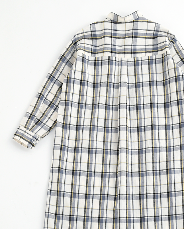 【型紙】スタンドカラーのシャツワンピース　（SB-0109）