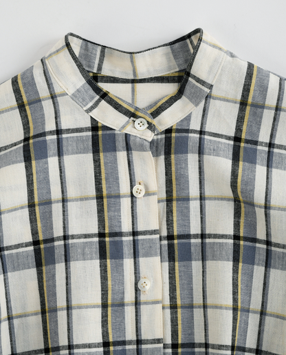 【型紙】スタンドカラーのシャツワンピース　（SB-0109）