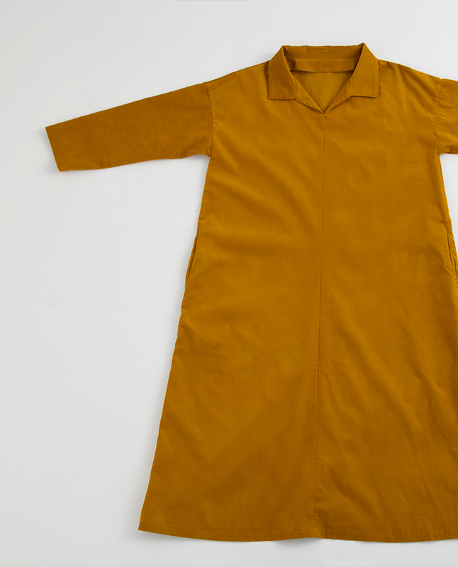 【型紙】衿付きワンピース　（SB-0110）