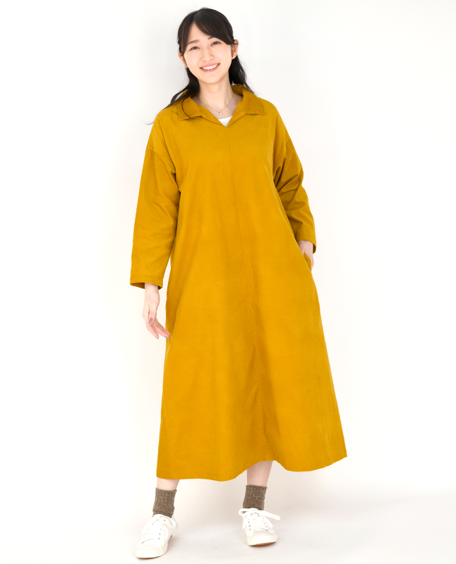 【型紙】衿付きワンピース　（SB-0110）